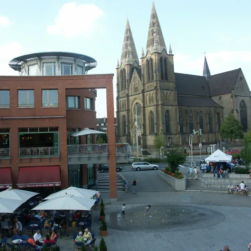 Solingen Mitte Clemensgalerie und Kirche