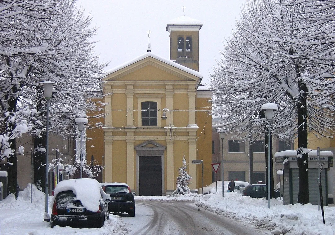 Soresina (Province of Cremona, Italy): Madonna della Mercede church (often called Madonnina) built in late 15th century.