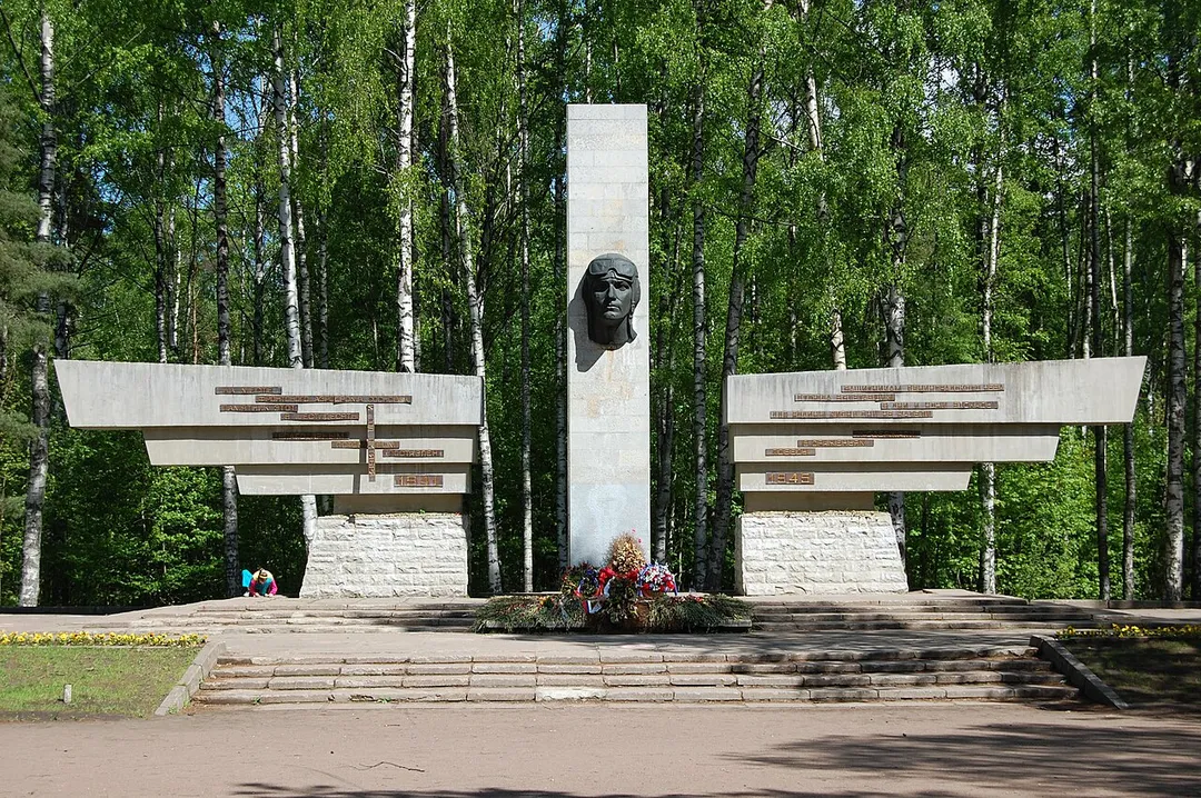 The monument at the end of the former runway at the wartime airfield