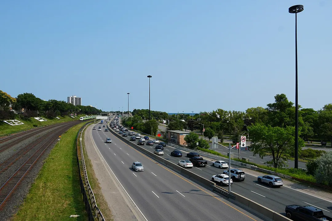 Gardiner Expressway near Sunnyside