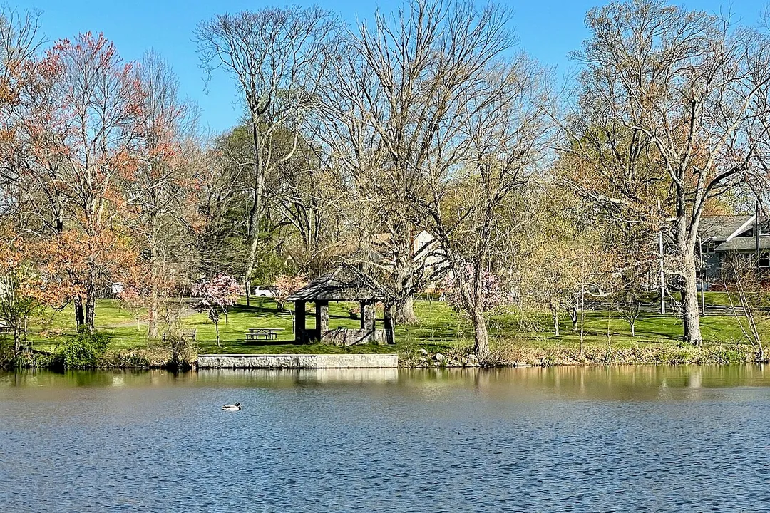 The lake at Cedar Brook Park in Plainfield, New Jersey. View from the walking trail, in South Plainfield, New Jersey. 





This is an image of a place or building that is listed on the National Register of Historic Places in the United States of America. Its reference number is 07000878 (Wikidata).