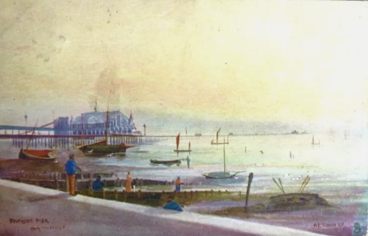 A. E. Sanders, “Southend Pier” at Southend on Sea