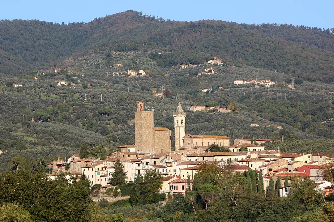 views of Vinci, Tuscany, Italy
