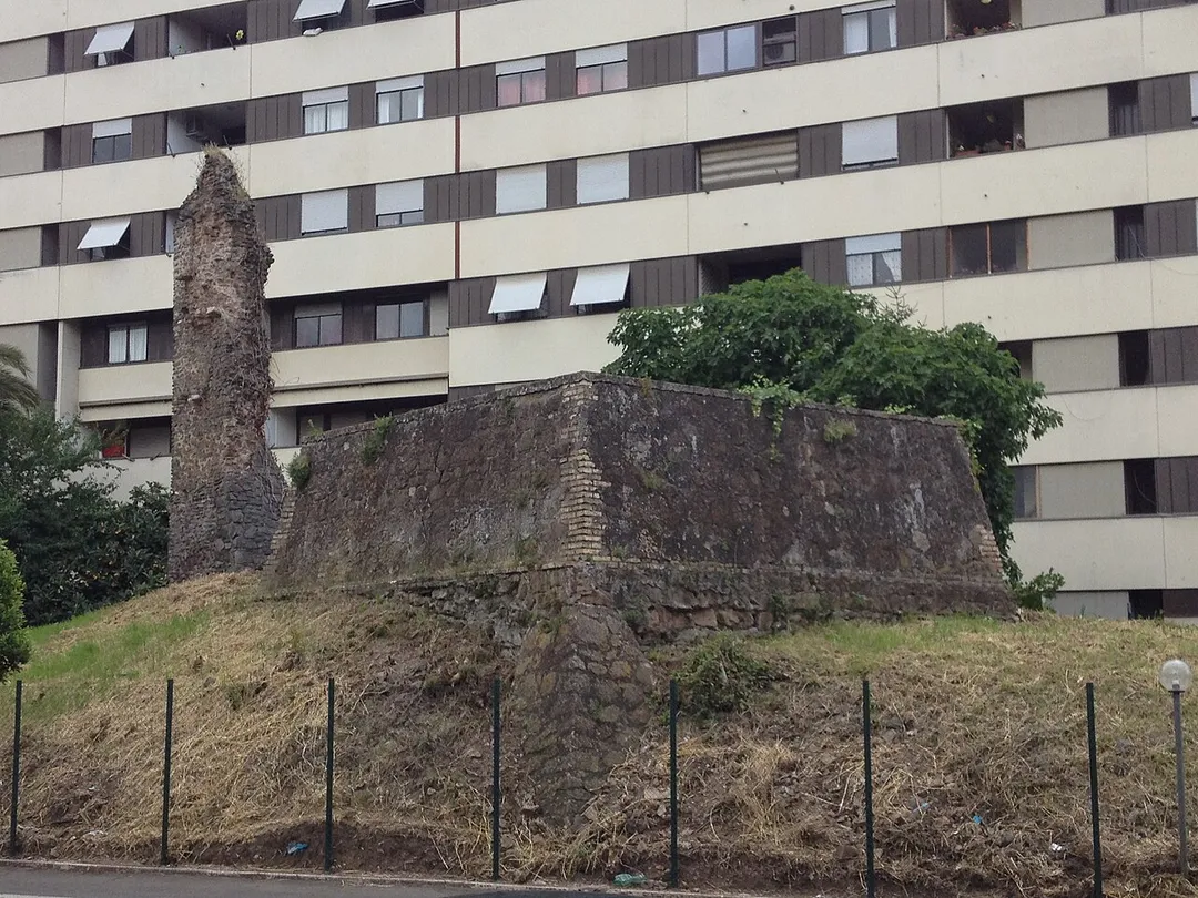 View of Torre Brunori, Spinaceto, Rome, Italy.