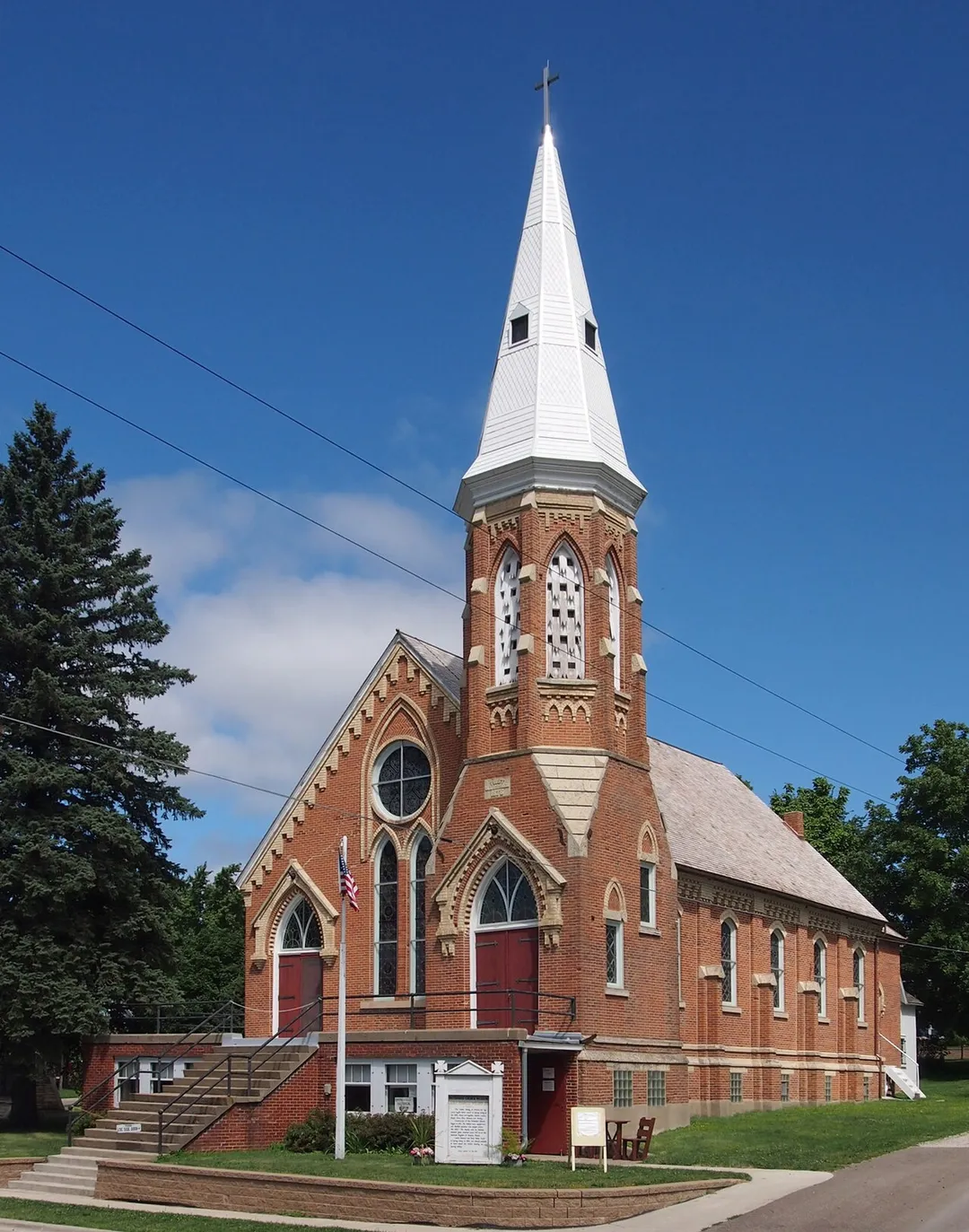 Spring Valley Methodist Episcopal Church from the southeast (now Spring Valley Methodist Church Museum), Spring Valley, Minnesota, USA 





This is an image of a place or building that is listed on the National Register of Historic Places in the United States of America. Its reference number is 75000979 (Wikidata).