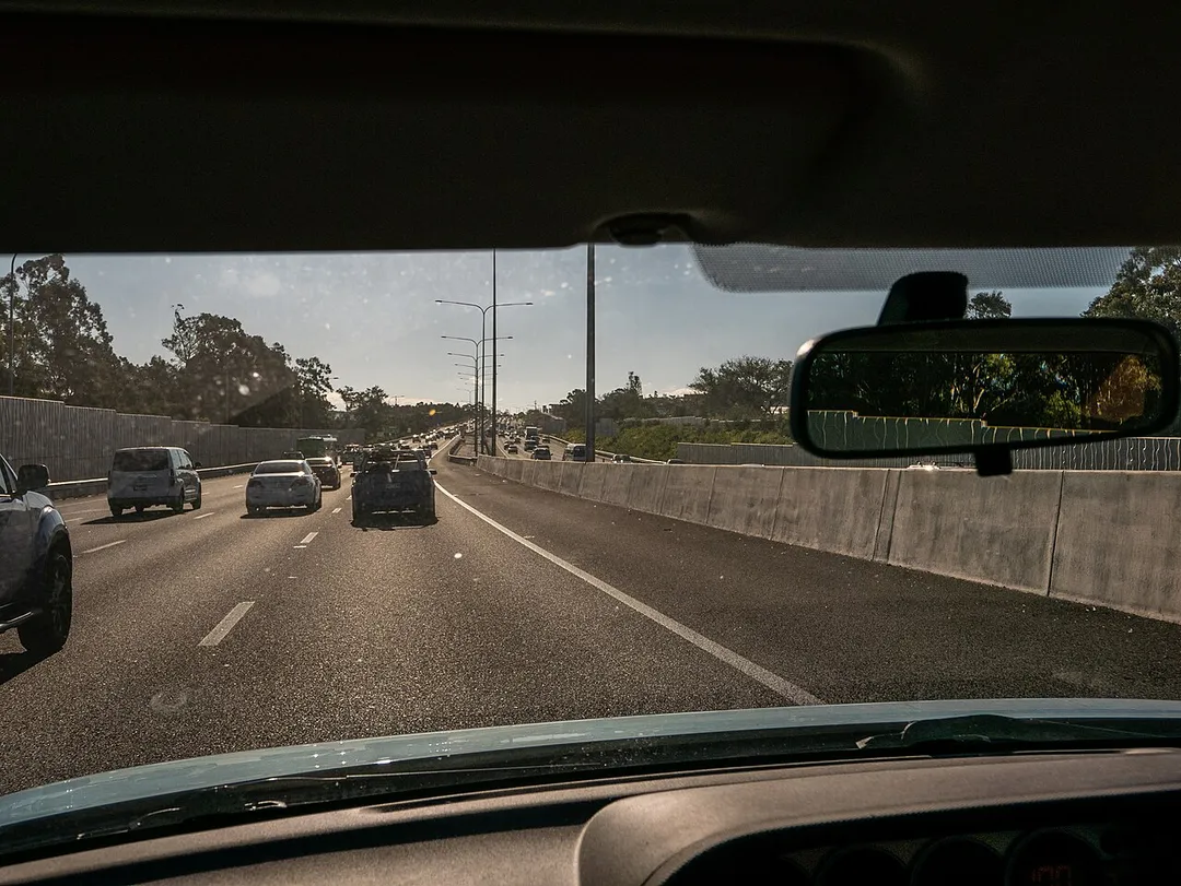Pacific Highway traffic Springwood