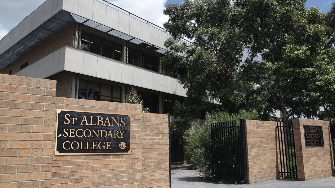 iPostcodes | About | Blog | Twitter | Facebook | Flickr | Unique Suburbs| Disclaimer
 St Albans Secondary College  
Located At:
238 Main Rd East St Albans VIC 3021 
About This Photo:
St Albans Secondary College is located at 289 Main Road East.  The College is proud of its history as the original secondary school in the area, and of its continuing role as an educational focal point within the community.
Source:
St Albans Secondary College www.stalbanssc.vic.edu.au/ Retrieved 10 Jan 2011
Photo Taken:
During iPostcodes's Unique Suburbs filming of St Albans, Victoria, Australia
About iPostcodes
iPostcodes is an Australian real estate portal offering free listings to all property owners and real estate agents and a whole lot more.
Unique Suburbs

Check out Unique Suburbs where we did a full Suburb Profile of "St Albans, Victoria Australia" on video.