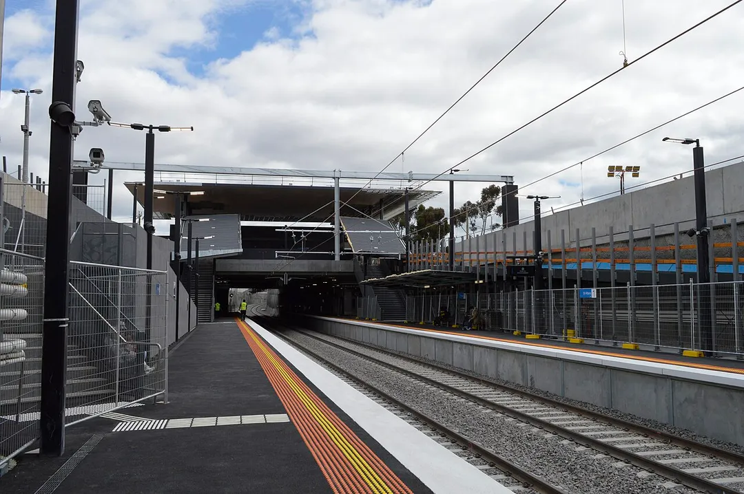 Looking north in November 2016, taken on the first day of opening.