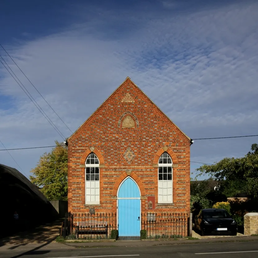 Former Primitive Methodist chapel at The Green, Standlake, Oxfordshire, seen from the east