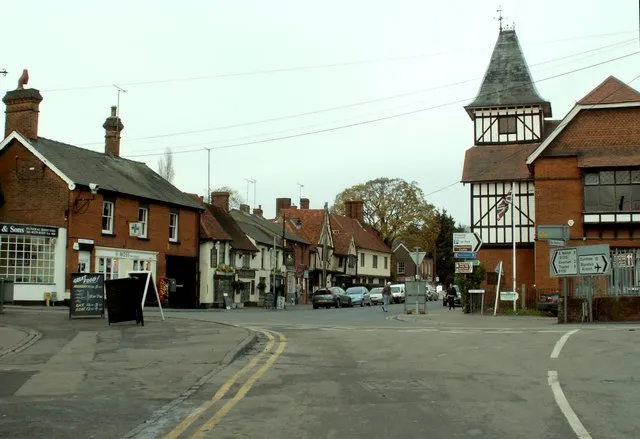 Stansted Mountfitchet
Original description:

Looking towards Lower Street, Stansted Mountfitchet, Essex