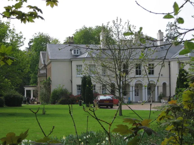 Staplehurst Manor This large manor house on access road from Frittenden Road, is used as a residential care home by Bupa Hospitals. See 
http://www.bupacarehomes.co.uk/carehomes/html/staplehurstmanor.html for more details. It is seen from carpark to Iden Herbs Nursery.