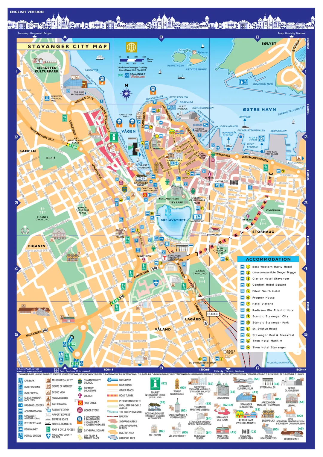 City Map Stavanger Norway