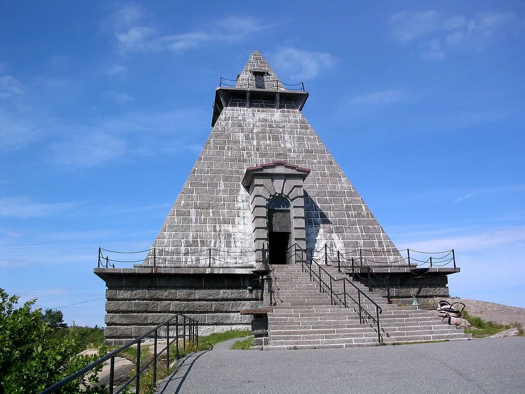 Minnehallen in Stavern, Norway. National monument for the sailors killed during WW1 and WW2. Built in 1926.