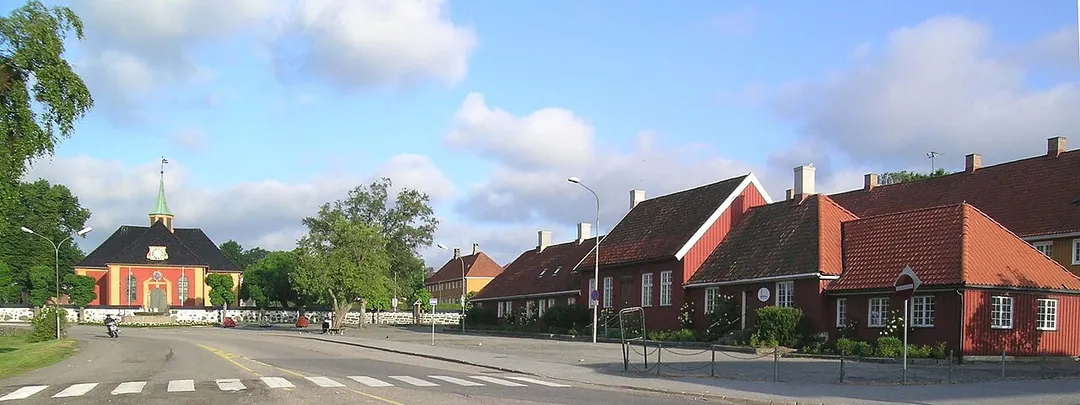 Stavern, Norway: Torget (The market).