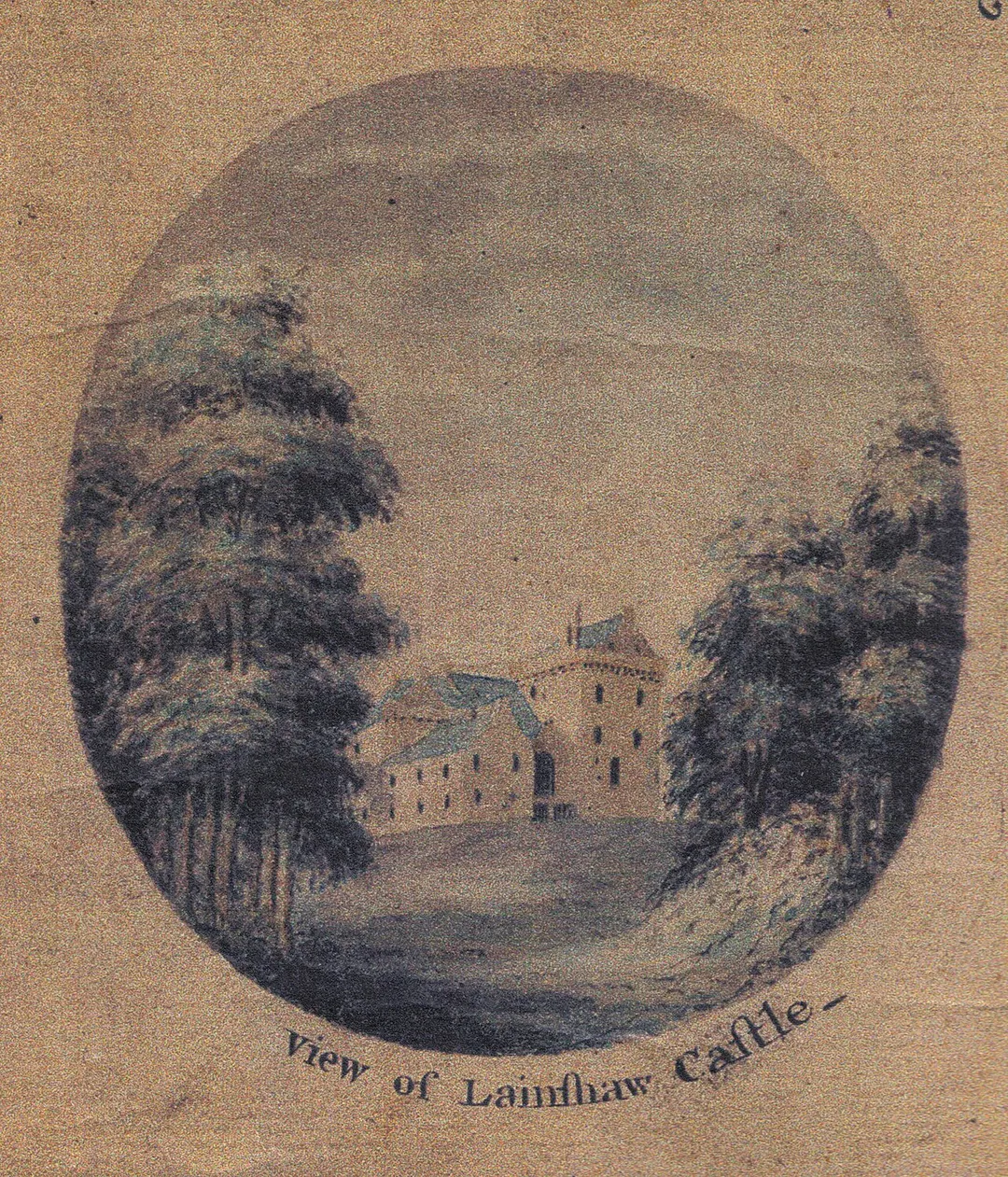 Lainshaw Castle, Stewarton, East Ayrshire, Scotland