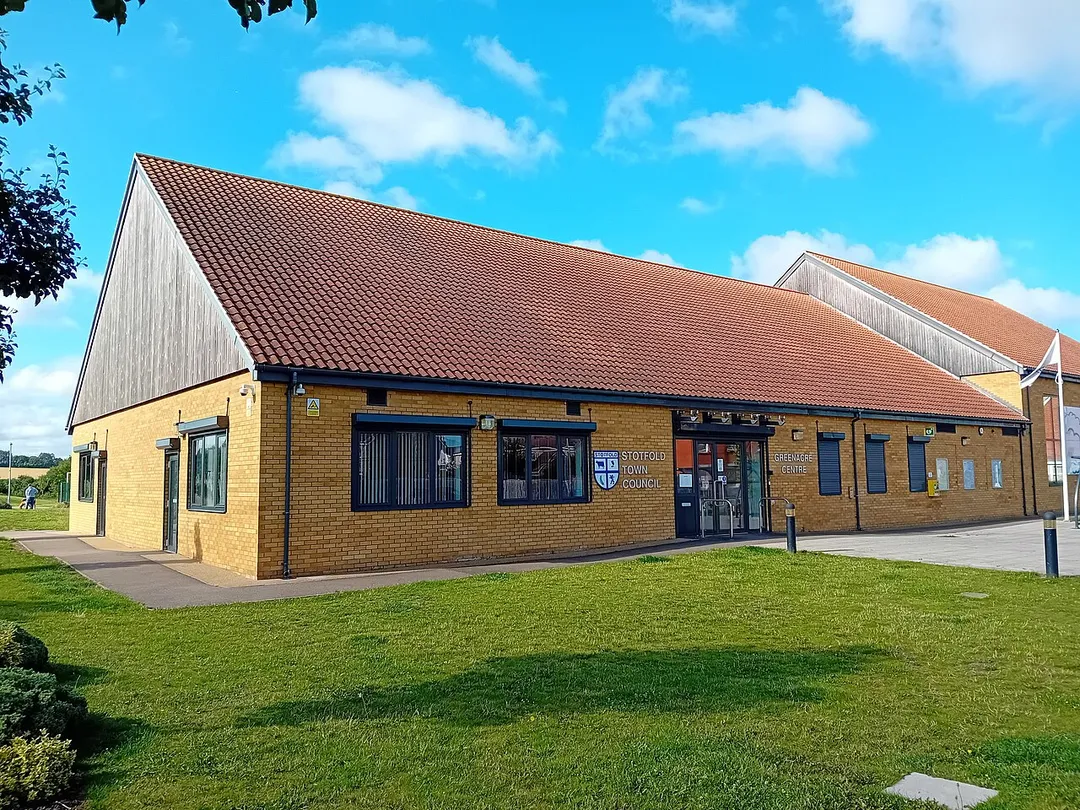 Community centre and town council offices, built 2016.