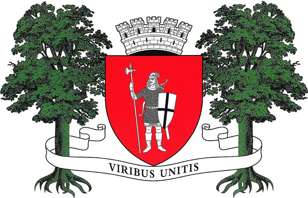 Coat of arms of Strășeni, Moldova