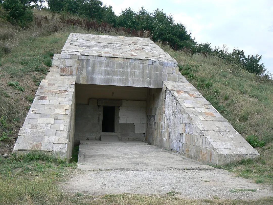 Thracian tumulus near the town of Strelcha, Bulgaria