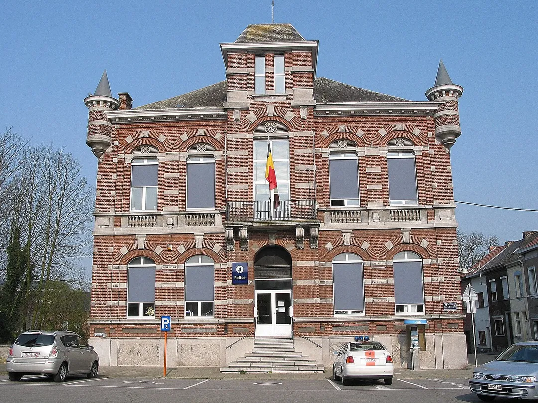 Strépy-Bracquegnies   (Belgium), the former city hall.