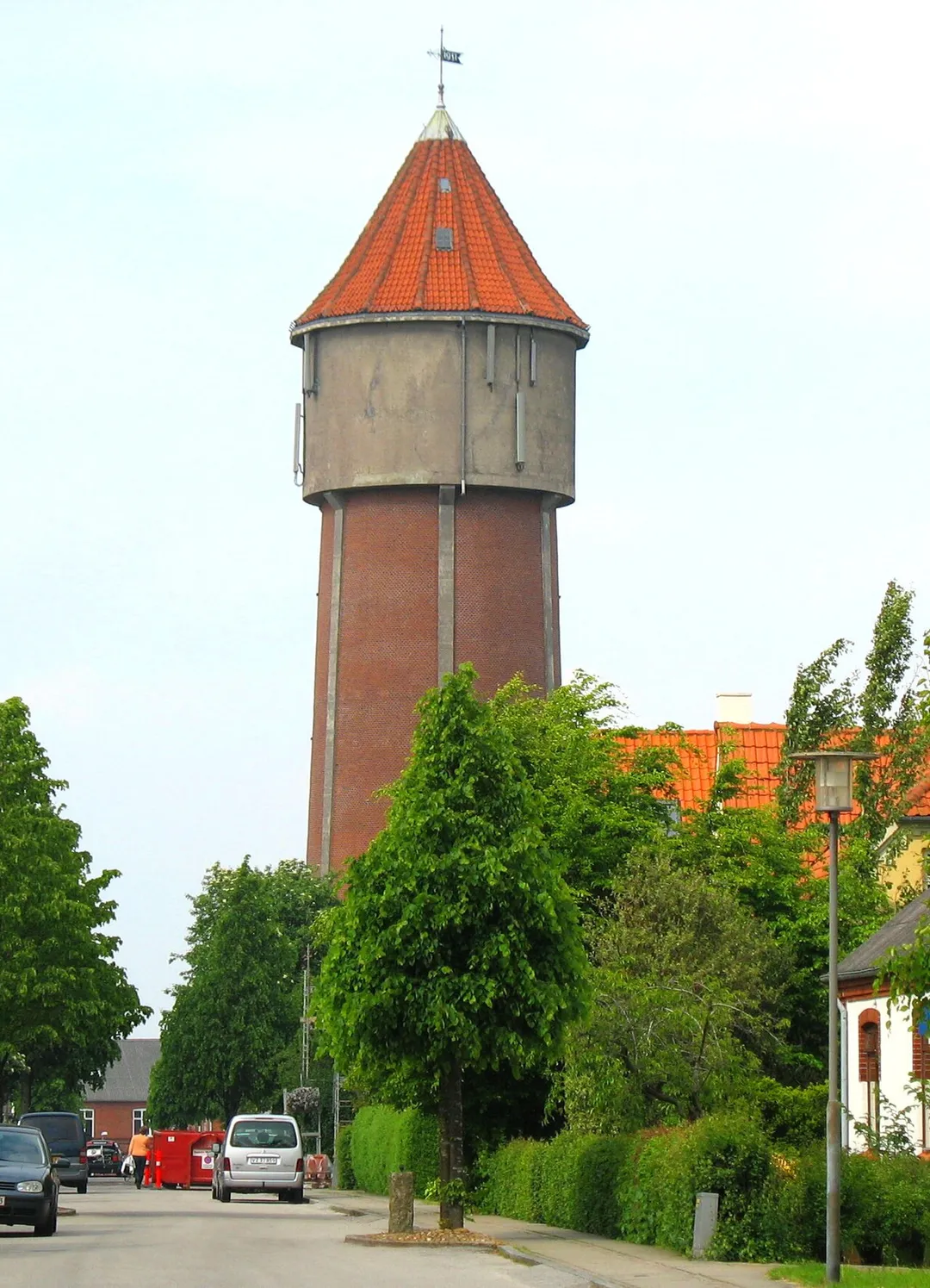 Water tower of Struer, Community of Struer, Region Mid-Jutland, Denmark.