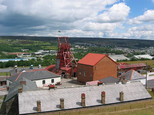 Big Pit Mining Museum near Blaenafon, Wales