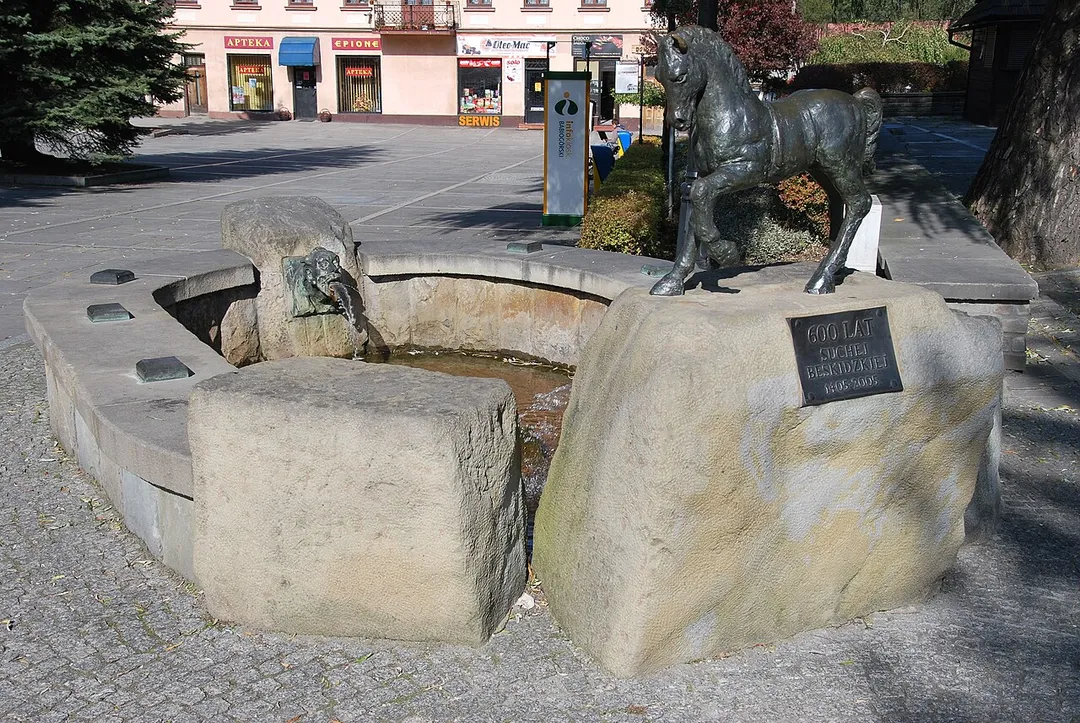 Fountain in Sucha Beskidzka