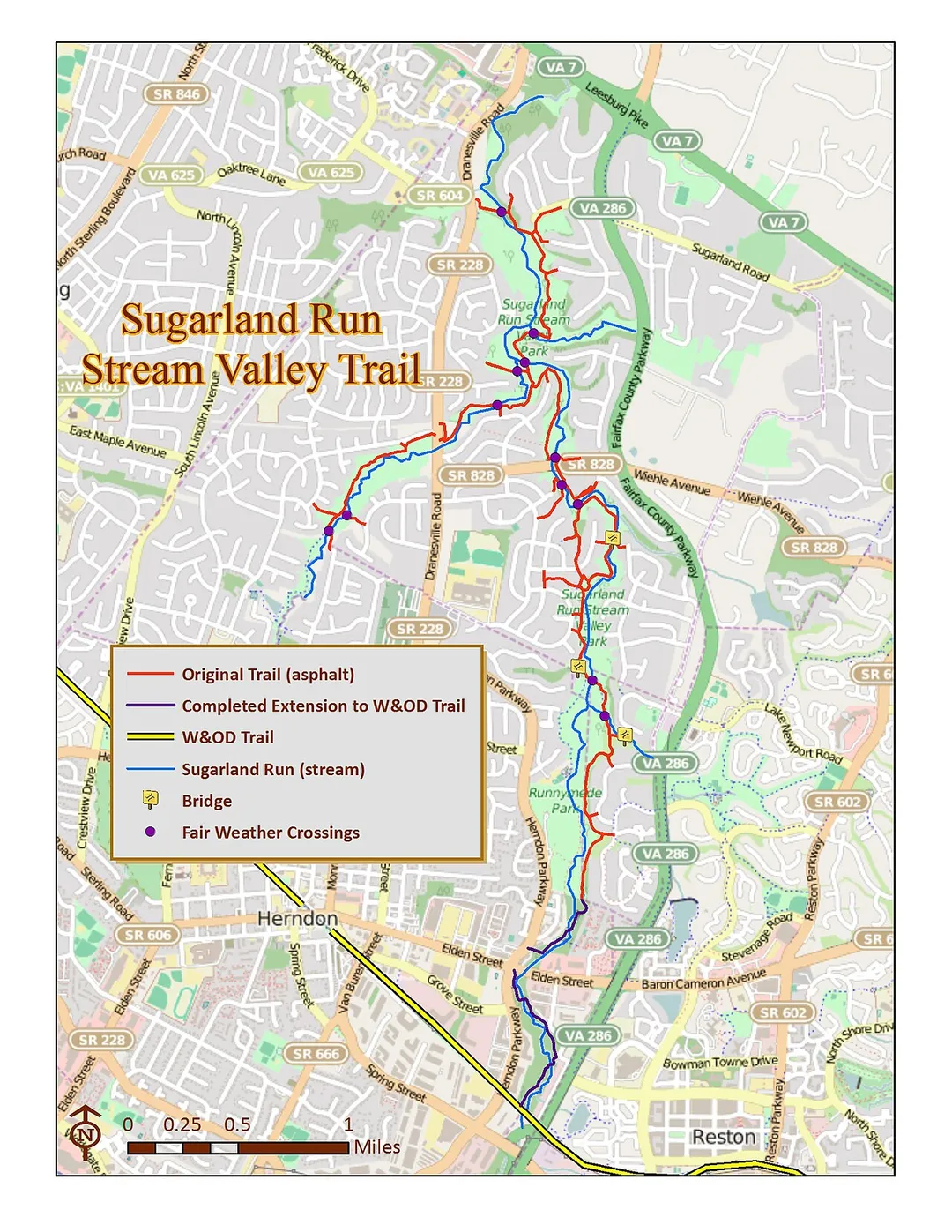 Sugarland Run Stream Valley Trail