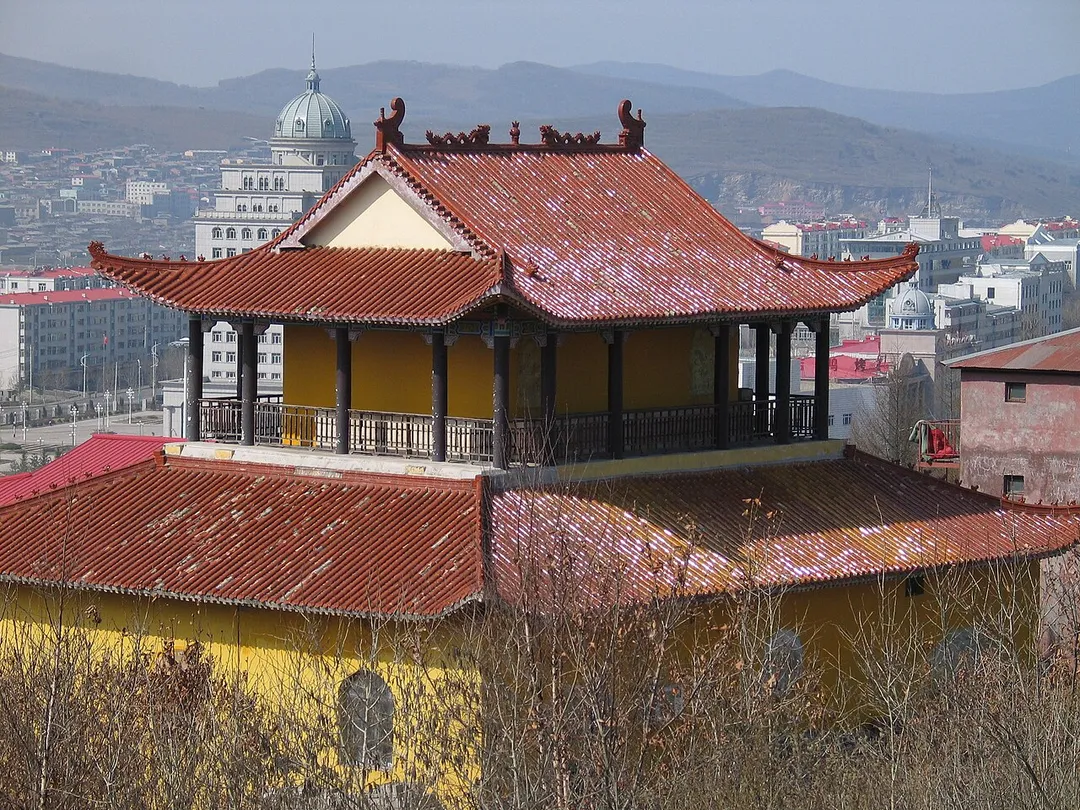 Suifenhe (view from the temple Guanlin)