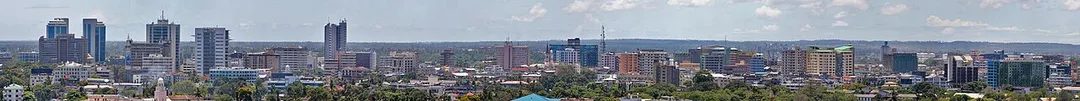 Skyline of the Dar es Salaam city center