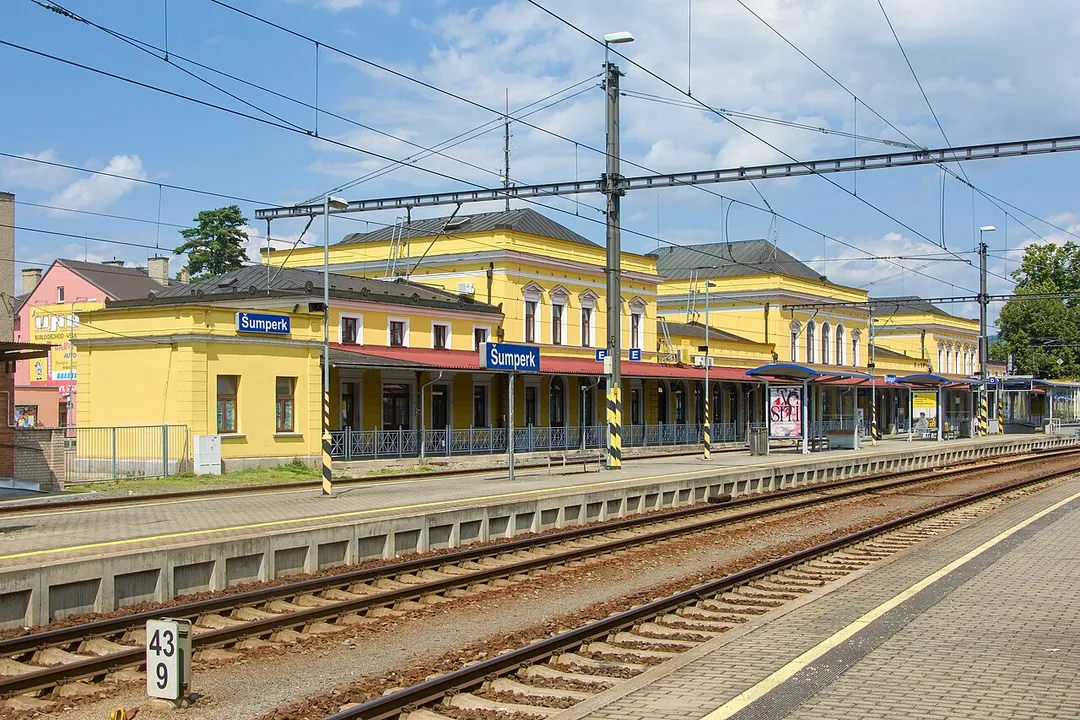 Šumperk train station, Czech Republic