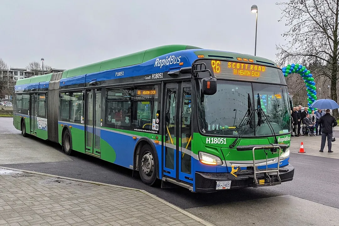 Coast Mountain Bus Company (CMBC) H18051, New Flyer Industries XDE60 (2018). Photo taken in January 2024.