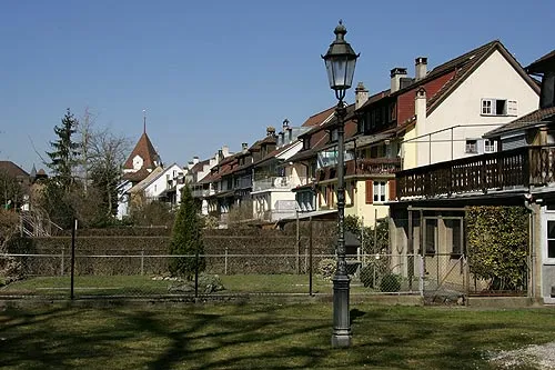 Unterer Graben von Sursee mit Blick zum Untertor
