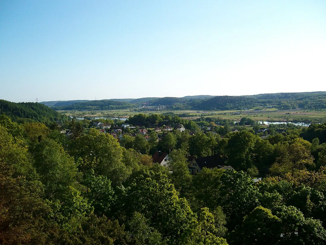 Picture of the southern part of Surte in Sweden.