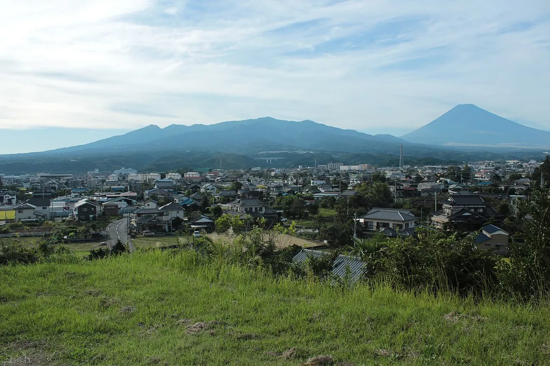 View of Susono city, Shizuoka prefecture, Japan.