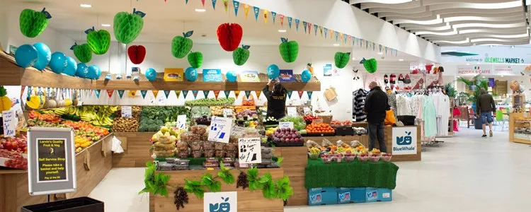 Idlewells indoor Market.
