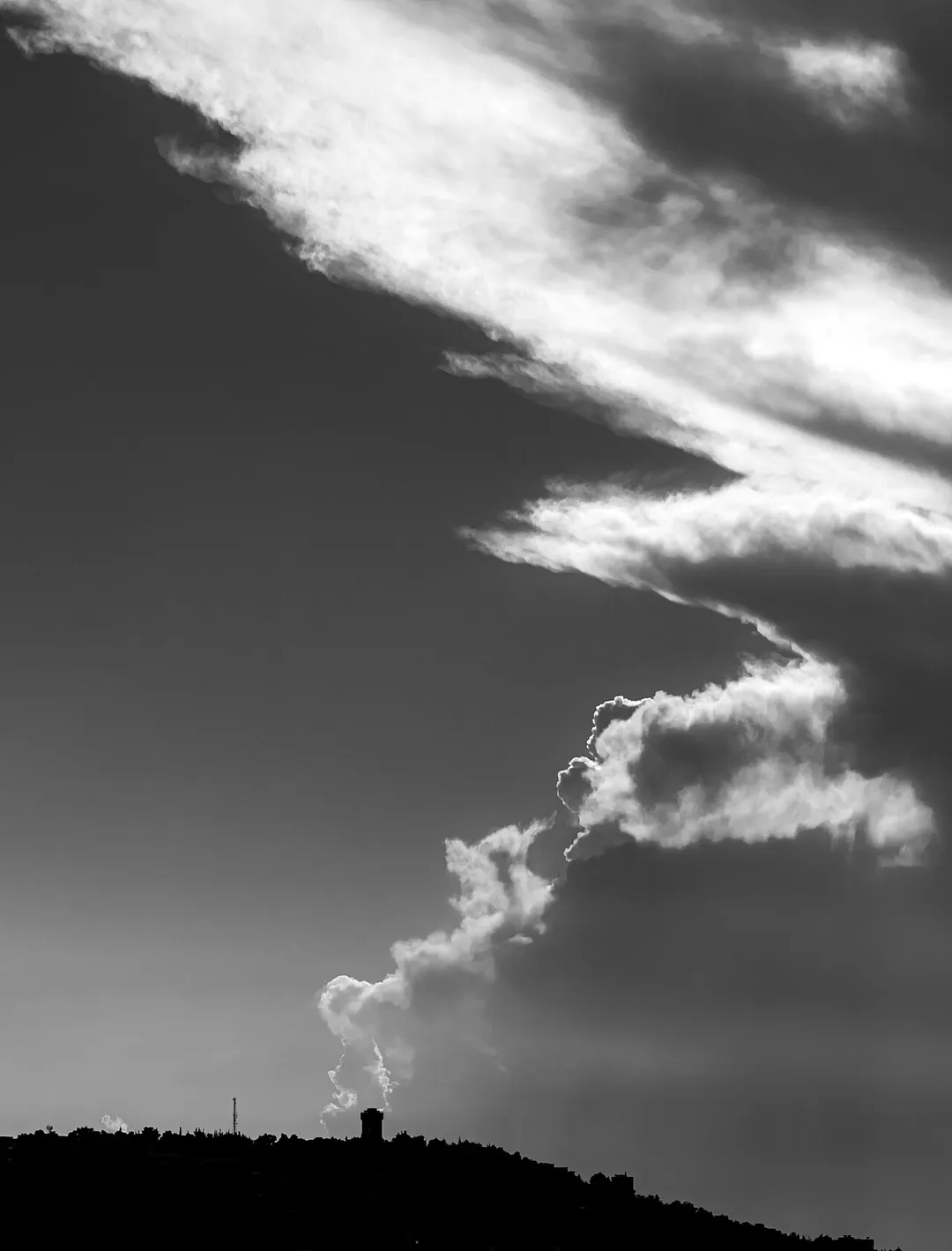 Sweileh cloudy day View