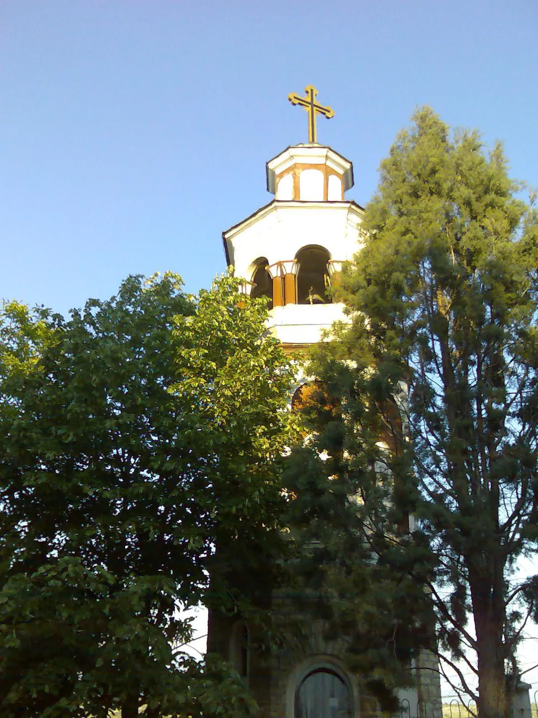 Камбанарията на църквата в Свети Никола, Република Македония