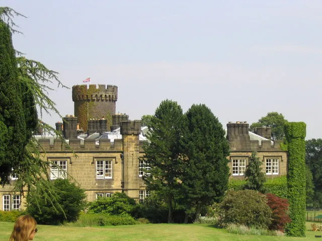Behind Swinton Park Hotel