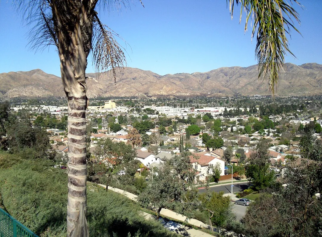 View of Sylmar facing the San Gabriel Mountains to the North from the Carey Ranch neighborhood.
Samuel J. Kirby