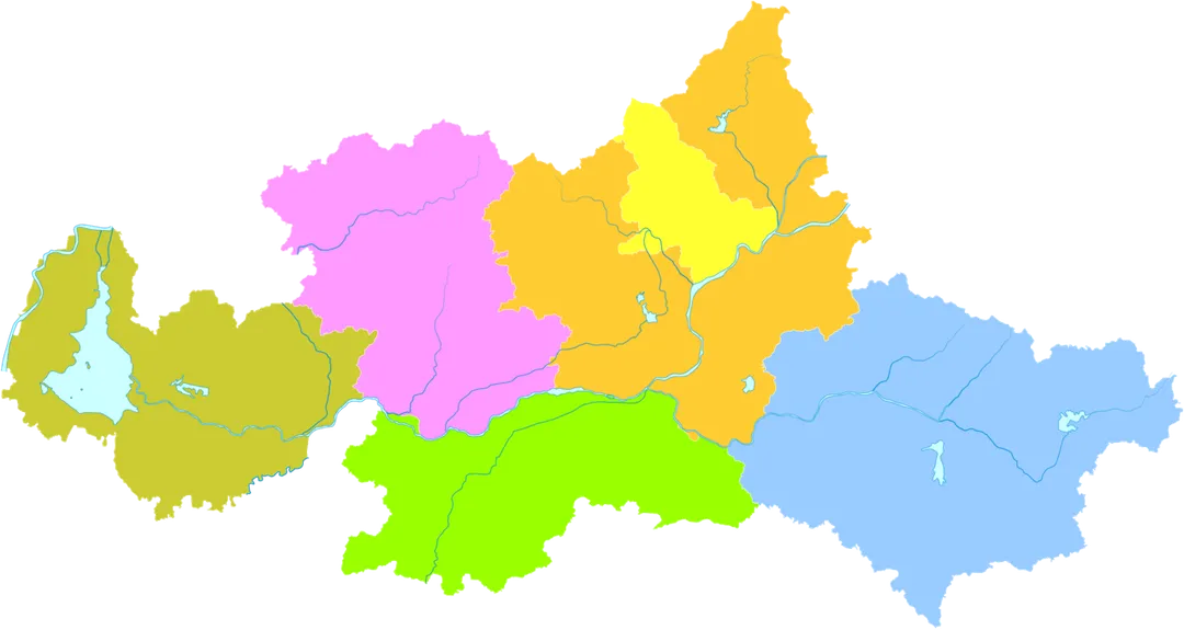administrative divisions of Tai'an City, Shandong, China