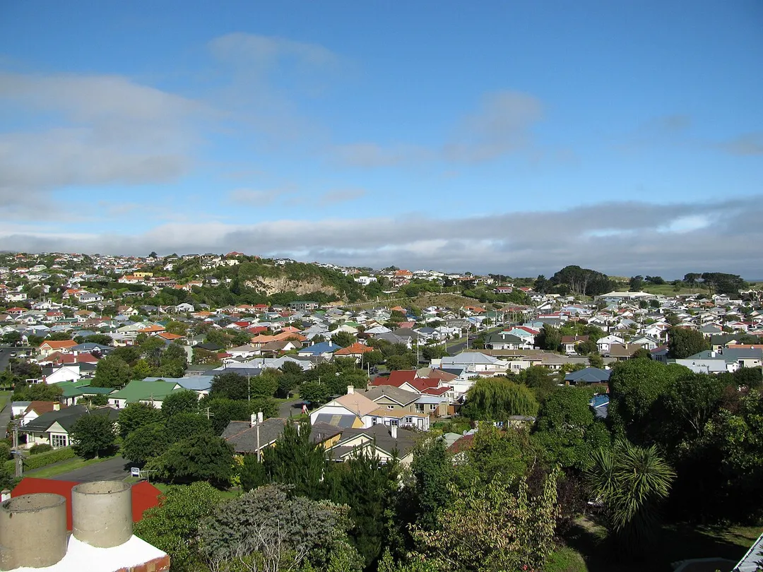 View over the suburb of Tainui, Dunedin