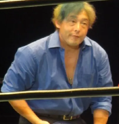 Japanese professional wrestler, TAJIRI. July 17 2017, BJW Ryogoku Sumo Arena.