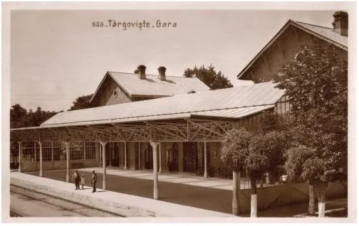 A view of Targoviste railway station since 1930