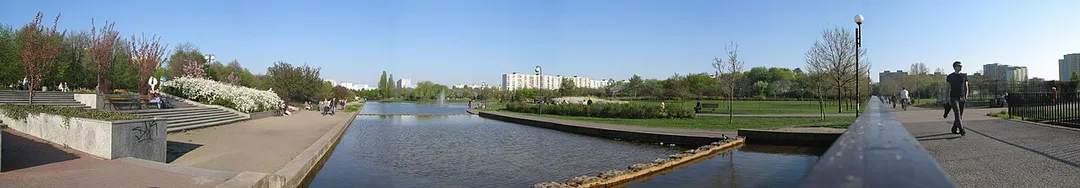 Park in Warsaw, Poland