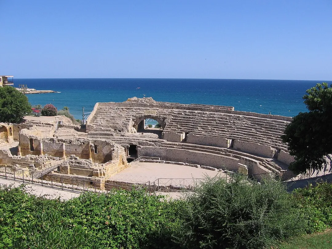 Amphithéâtre romain de Tarragone datant du IIème siècle, construit sous le règne de Hadrien