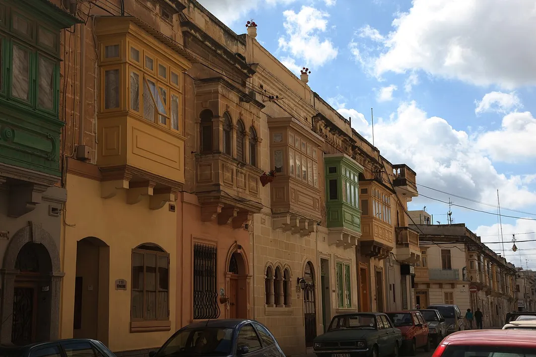 Street in Tarxien, Malta