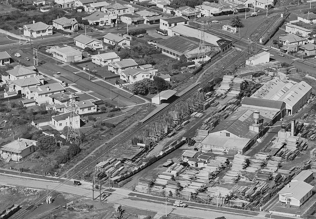 Te papapa railway station, 1959