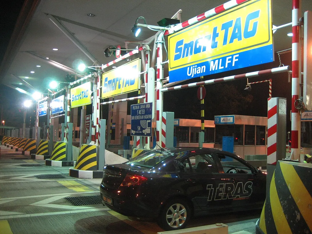 Multi Lane Free Flow (MLFF) trial system at Lebuhraya Damansara-Puchong (LDP), Penchala Toll Plaza, Petaling Jaya.