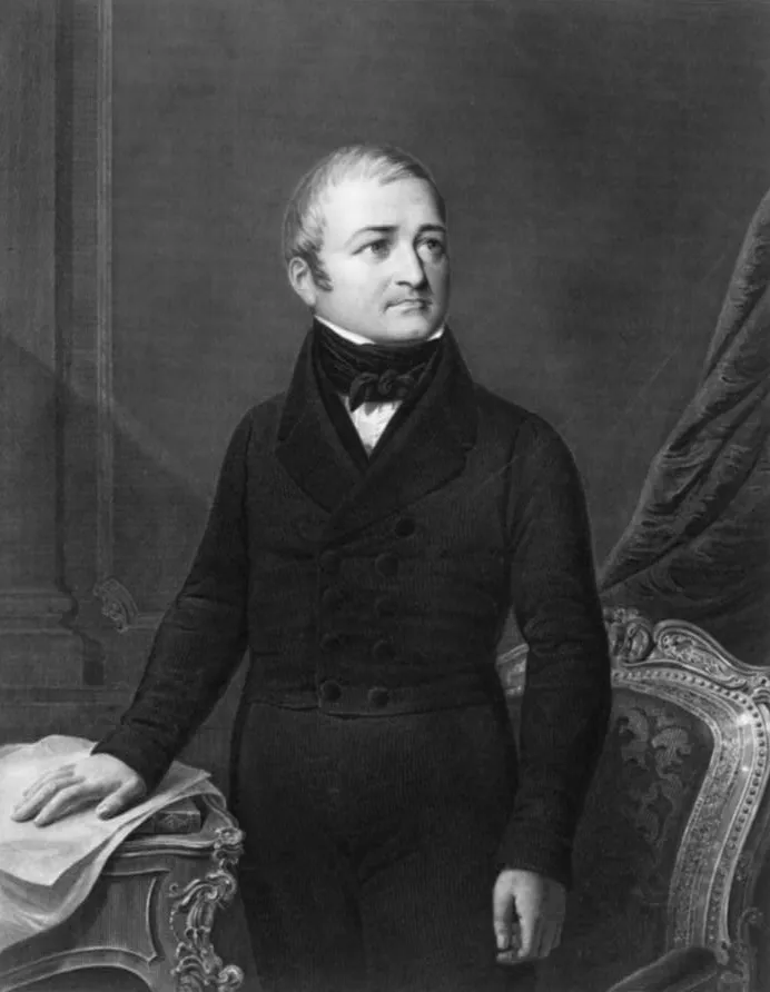 French politician and historian Adolphe Thiers (1797-1877) by Luigi Calamatta (1801-1868)