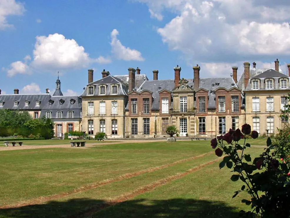 Château de Thoiry, vue côté jardins